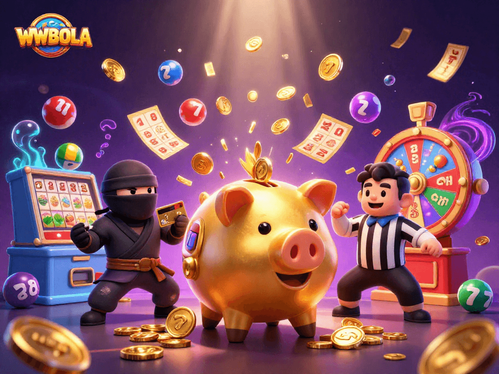 Nikmati pengalaman bermain slot menguntungkan di WWBOLA dengan karakter grafis dan elemen menarik.