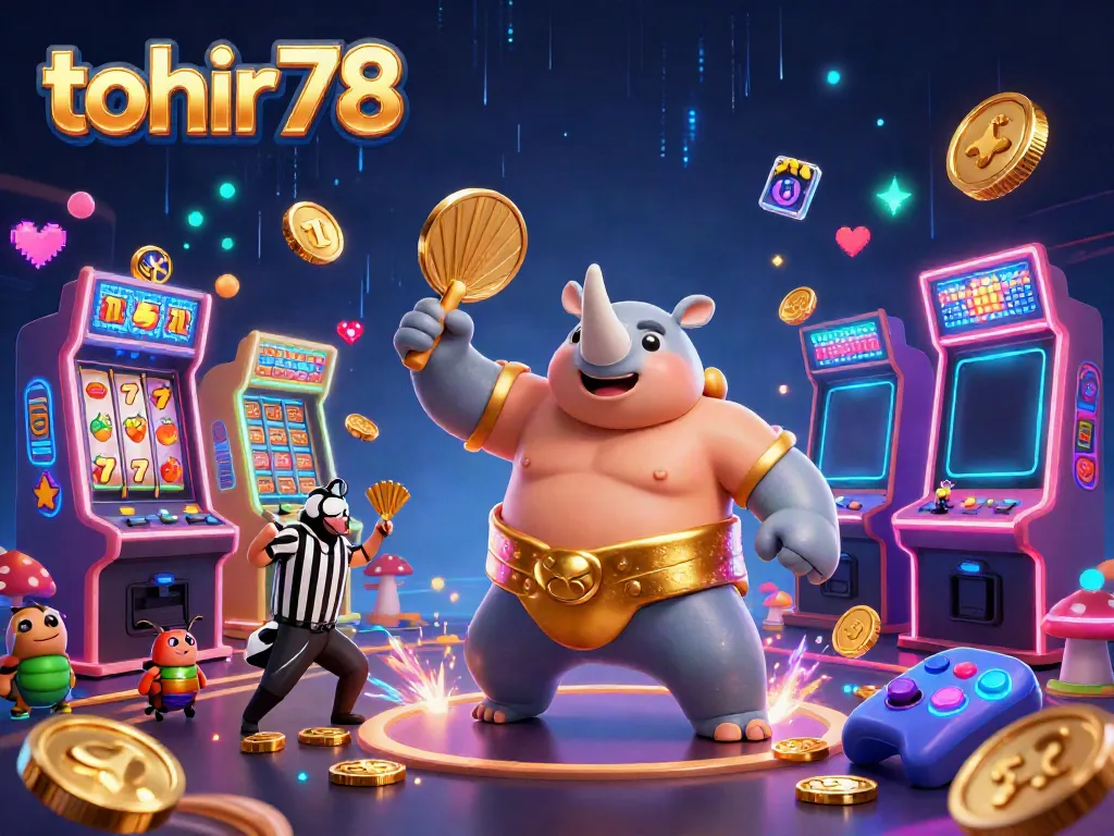 Engage with tohir78's exciting slots and games in a vibrant casino scene.