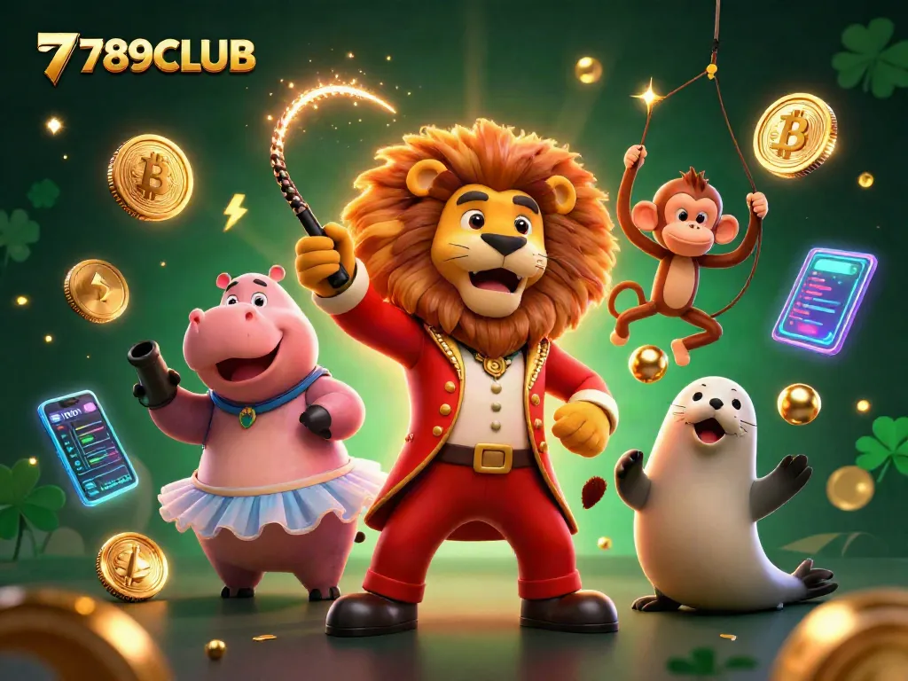 Experience the excitement of the 789CLUB with vibrant 3D casino characters showcasing thrilling gaming elements.