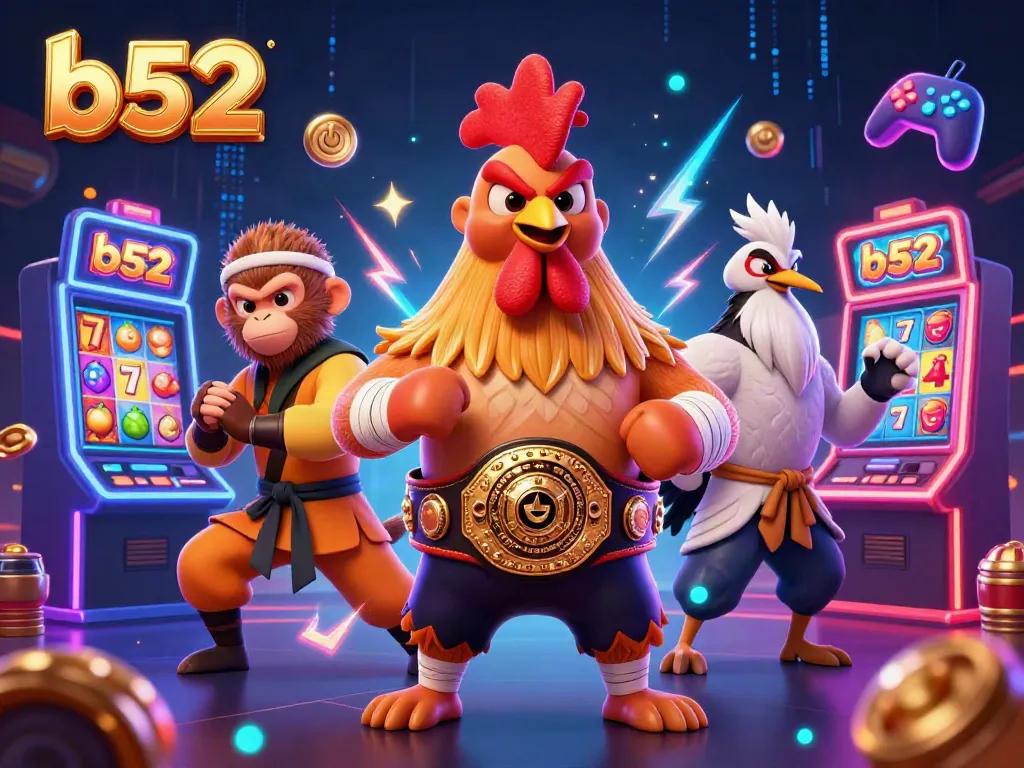 Experience high-stakes excitement at b52 with our vibrant casino characters and dynamic gaming elements.