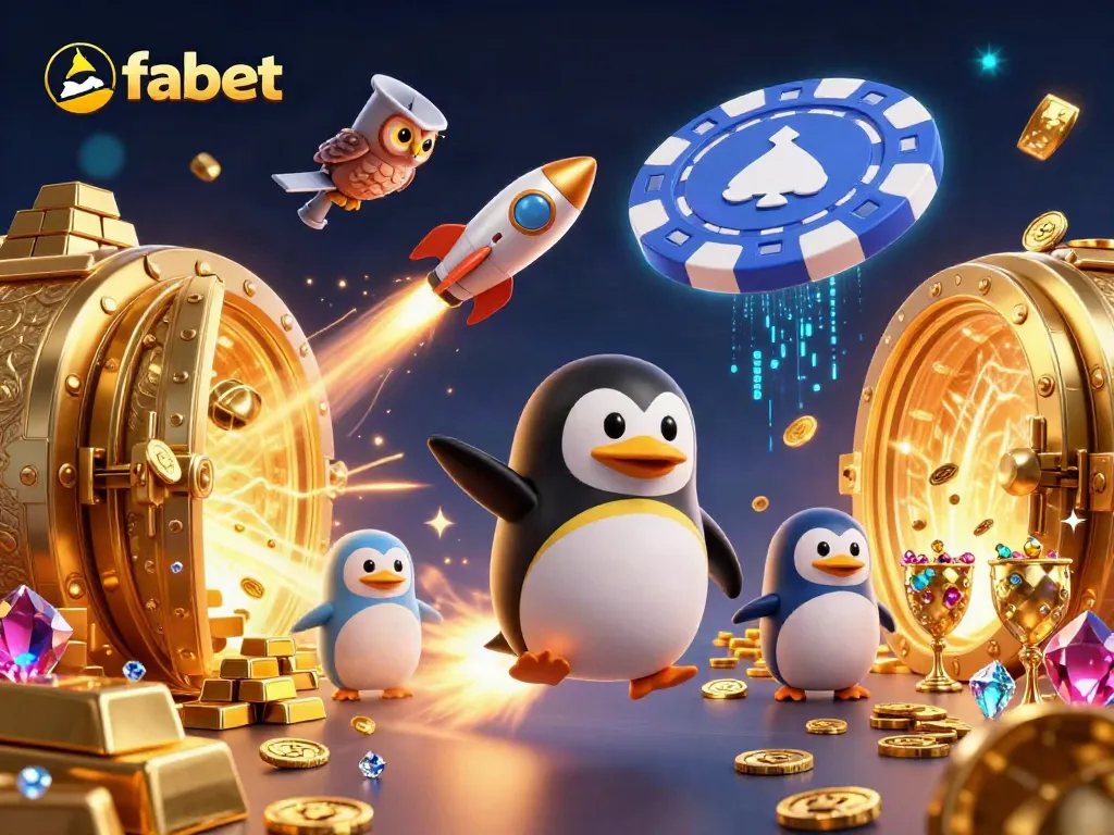 Experience thrilling wins with fabet's vibrant gaming universe, including treasure vaults and gold coins.