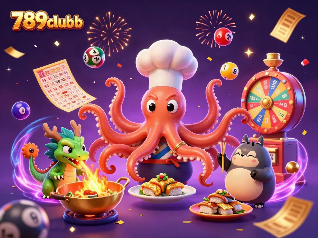 Experience 789clubb with an engaging illustration showcasing vibrant casino elements and characters.