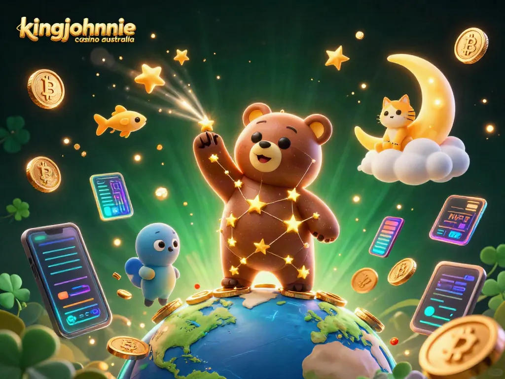 Engage in exciting gameplay at kingjohnnie mobile casino australia with vibrant 3D elements.